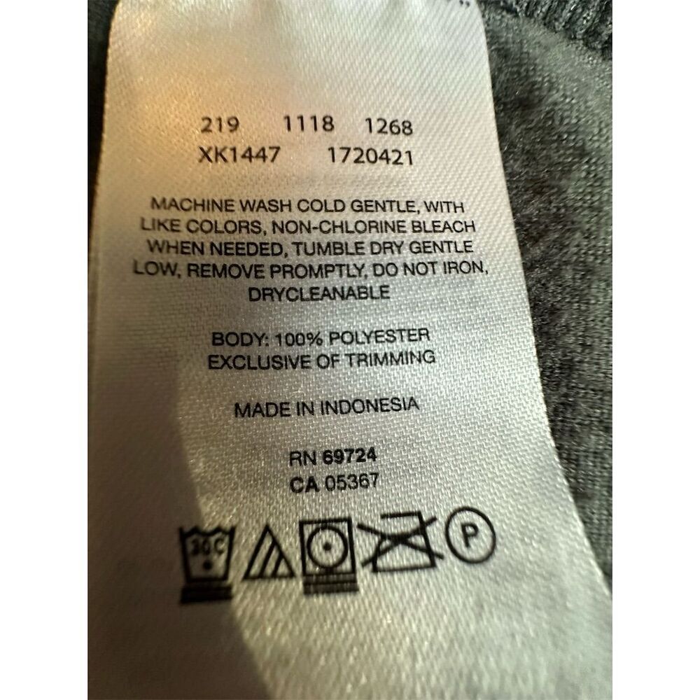 Columbia Women's Gray Camo Half Zip Pullover Size M Long Sleeve - Picture 6 of 7